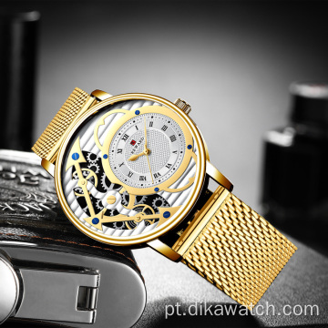 Relógio masculino RECOMPENSA RD62003M de alta qualidade relógio mecânico automático masculino casual à prova d&#39;água relógios masculinos de pulso
